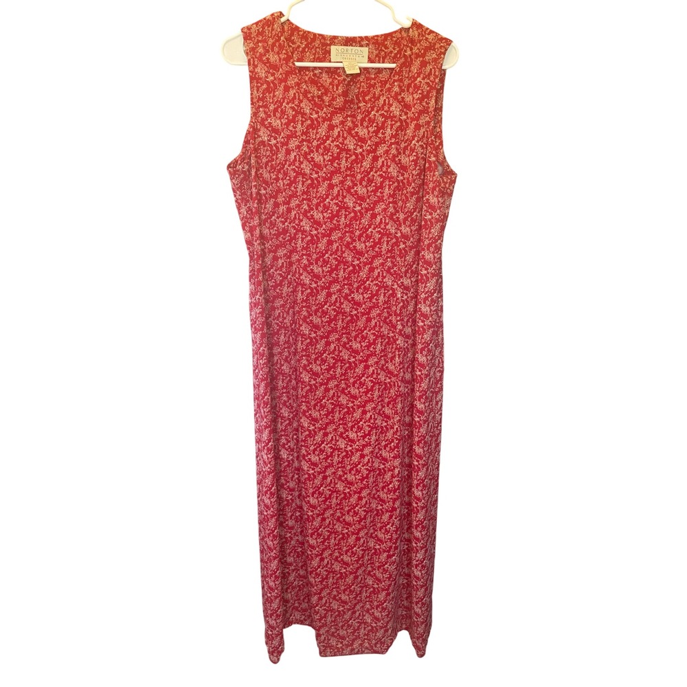 Womens Vintage Y2K Boho Chic Floral Paisley Maxi Dress Size 12 Cottage Modest